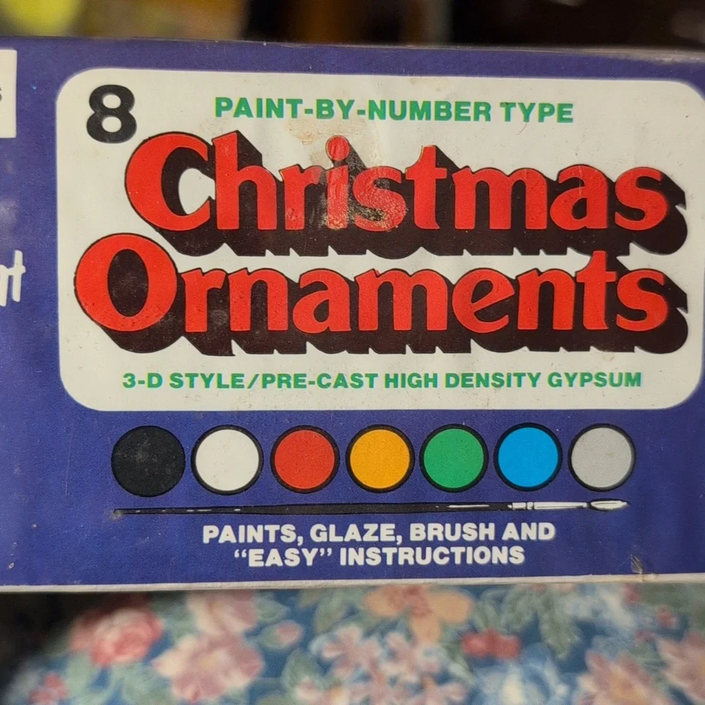 Vintage Wee Crafts Christmas Figurines Craft Kit Christmas Ornaments Rare Sealed